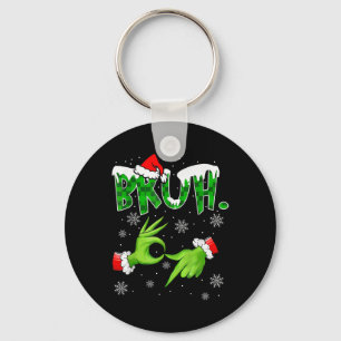Bruh 67 Six Seven 6 7 Meme Christmas Funny Gen Alp Key Ring
