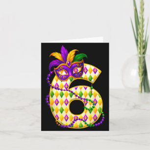 Bruh 67 Six Seven 6 7 Meme Funny Mardi Gras Kids M Card