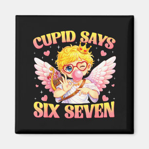 Bruh 67 Six Seven 6 7 Meme Valentines Funny Women Magnet