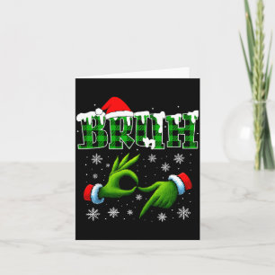 Bruh 67 Six Seven 6 7 Shirts Funny Meme Christmas  Card