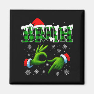 Bruh 67 Six Seven 6 7 Shirts Funny Meme Christmas Magnet