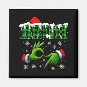 Bruh 67 Six Seven 6 7 Shirts Funny Meme Christmas  Magnet