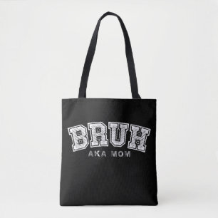 Bruh Aka Mum Funny Mother's Day Retro Vintage Tote Bag