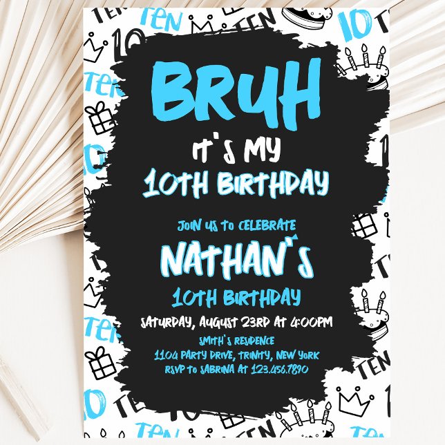 Bruh Birthday Invitation (Creator Uploaded)