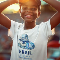 BRUH Boys Pool Party Personalised Birthday