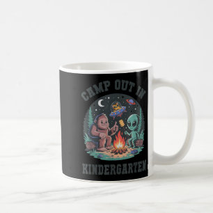Bruh Camp Out In Kindergarten Tiny Bigfoot Camping Coffee Mug