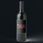 Bruh Christmas Gifts For Him Her Mum Dad Bro Sis  Wine Label<br><div class="desc">Bruh Christmas Gifts For Him Her Mum Dad Bro Sis Teenager Teen Cool Meme Trendy Sarcastic Christmas Retro</div>