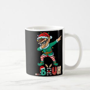 Bruh Dabbing Elf Funny Kids Boys Mens Christmas Ma Coffee Mug
