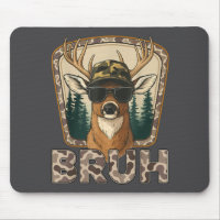 Bruh Deer Hunter Funny Deer Hunting Camo Men Teens