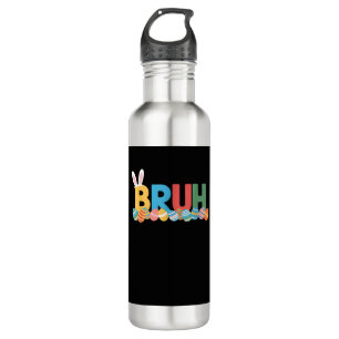 Bruh Easter Bunny Cute Meme For Kids _10 710 Ml Water Bottle