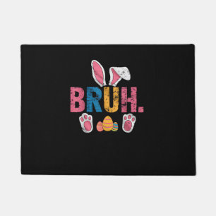 Bruh Easter Bunny Cute Meme For Kids _8 Doormat