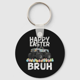 Bruh Easter Day Rabbit Bunny Happy Easter Monster  Key Ring