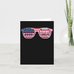 Bruh It's 4th Of July Funny Cool 4th Of July Us Fl Card