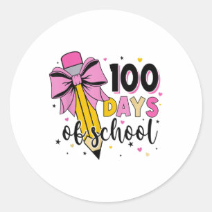 Bruh Its My 100 Days Of School 100th Day Of Classic Round Sticker