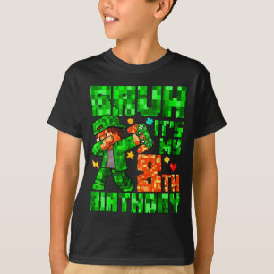 Bruh It's My 8th Birthday Boy Game Xel 8 Years Old T-Shirt