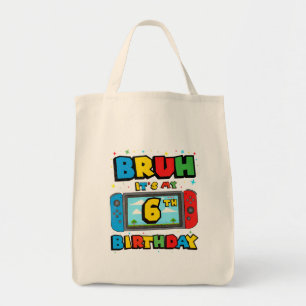 Bruh Its My Birthday Gamer Year Old for kids son Tote Bag