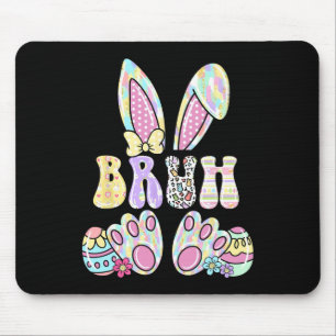 Bruh Meme Easter Day Funny Bunny Eggs Teens Boys K Mouse Pad