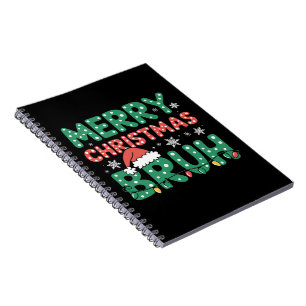 Bruh Meme Funny Saying Bro Greeting Christmas  Notebook
