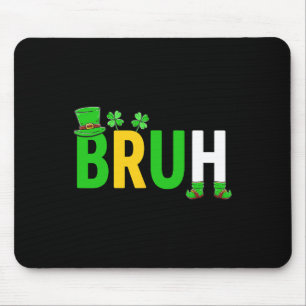 Bruh Meme Funny Saying Bro Greeting Teen Boy St Pa Mouse Pad