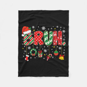 Bruh Merry Christmas Funny Meme Bro Greeting Teens Fleece Blanket