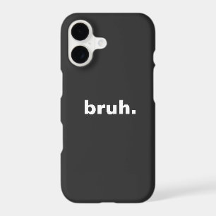 bruh one word minimalism design