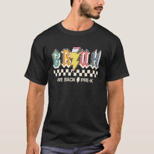 BRUH Preschool Rocks Pencil Lightning Teachers Roc T-Shirt
