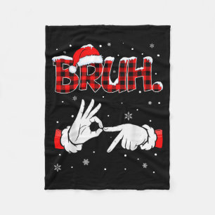 Bruh Six Seven 6 7 Meme Gen Alpha Slang 6 7 Hands  Fleece Blanket