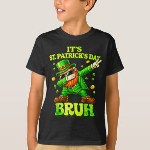 Bruh st patricks day boys kids saint patricks day T-Shirt