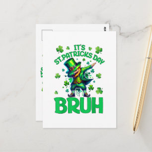 Bruh St Patricks Day Postcard