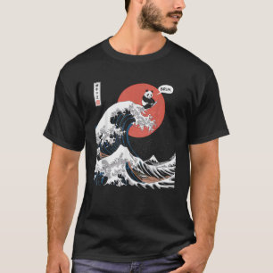 Bruh The Great Wave Kanagawa Funny Japanese Surfin T-Shirt