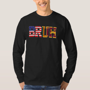 Bruh USA Sri Lanka Country Flag American Sri Lanka T-Shirt