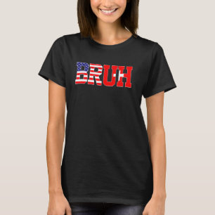 Bruh USA Switzerland Country Flag American Swiss G T-Shirt