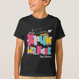 Bruh We Back Bus Drivers Welcome Back To School  T-Shirt