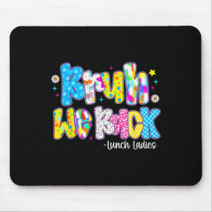 Bruh We Back Lunch Ladies Cute Back To School  Mouse Pad