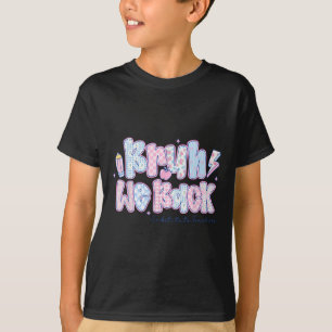 Bruh We Back Substitute Teachers Flowers Back To S T-Shirt