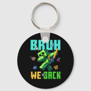 Bruh We Ck 5th Grade Ck To School Gamer Dabbing Bo Key Ring