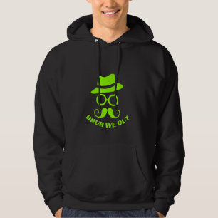 Bruh We Out Funny Disguise Hat Moustache Glasses t Hoodie
