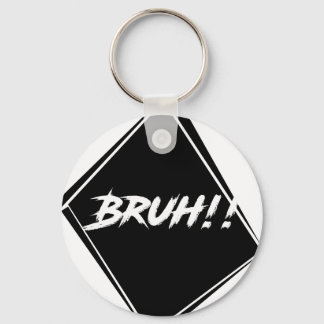 "Bruh" Word Design Key Ring