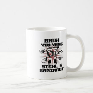 Bruh Yin Yang 67 Six Seven 6-7 Funny Brainrot For Coffee Mug