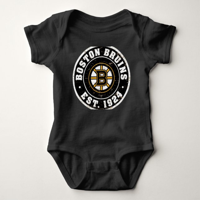 bruins  baby bodysuit (Front)