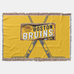 bruins rug throw blanket
