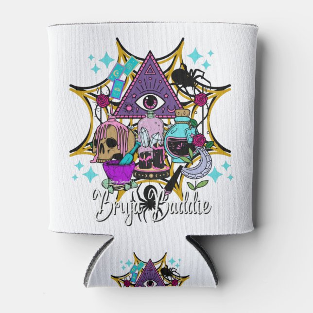 Bruja Baddie Can Cooler (Front)