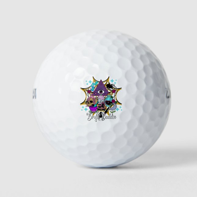 Bruja Baddie Golf Balls (Front)