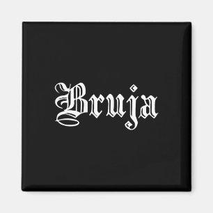 Bruja Dia de Muertos Mexican Halloween Witch Latin Magnet