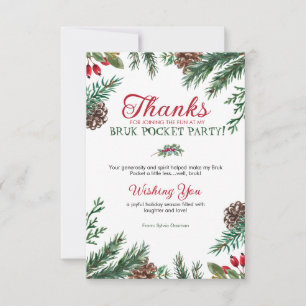 Bruk Pocket Christmas and Thank You Cards