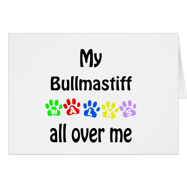 Brullmastiff Walks Design (Front Horizontal)