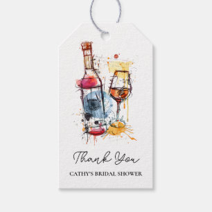 Brunch and Bubbly Any Colour Bridal Shower Favour Gift Tags