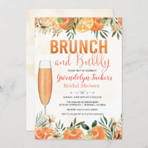 Brunch and Bubbly Bridal Shower Invitation