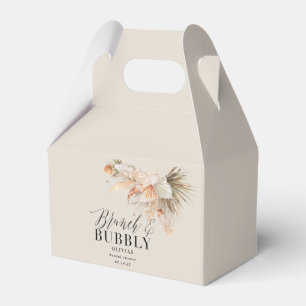 brunch and bubbly Bridal shower pampas grass  Favour Box