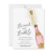 Brunch and Bubbly Champagne Bridal Shower Invitati
